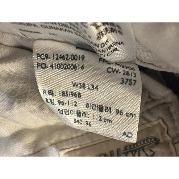 Levi's Cargo Pants Mens 38x32 Gray Camouflage Utility Multi Pocket Gorpcore - Picture 7 of 8